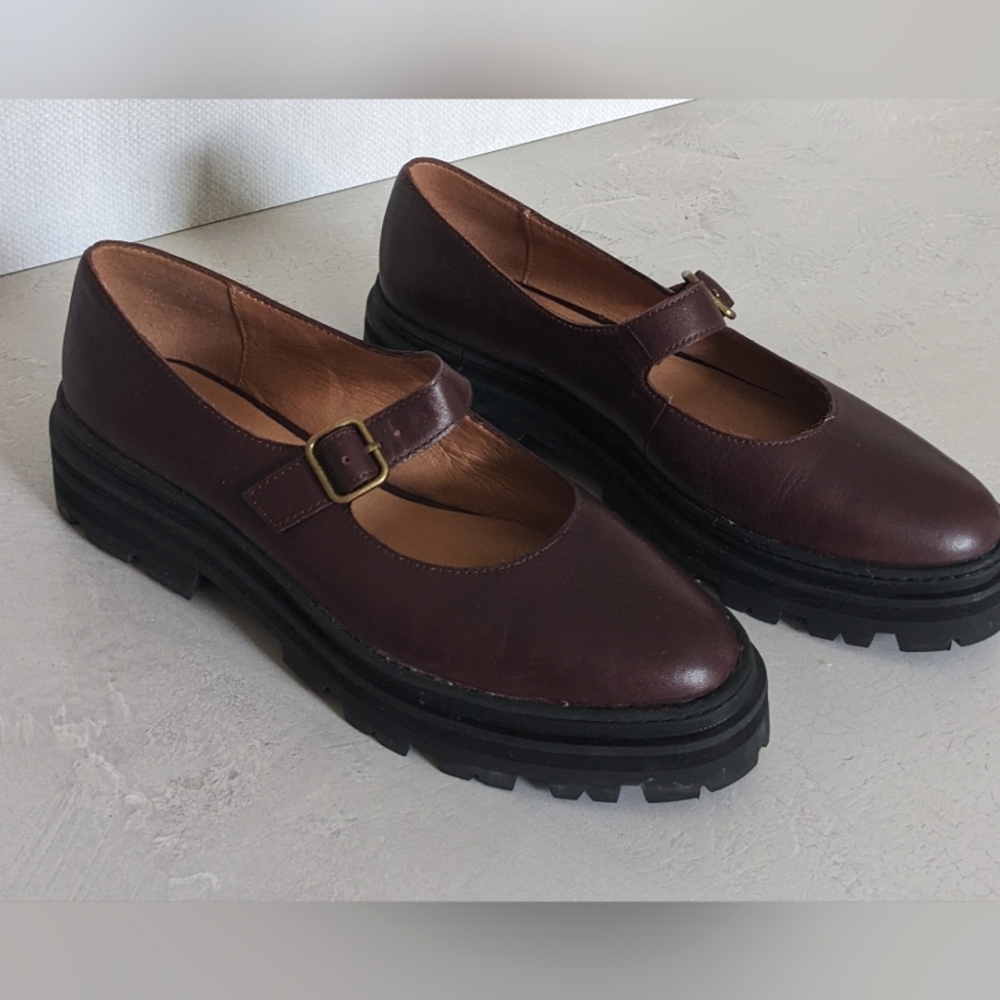 Madewell Freya Platform Lugsole Mary Jane - Picture 4 of 7